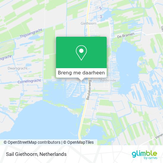 Sail Giethoorn kaart