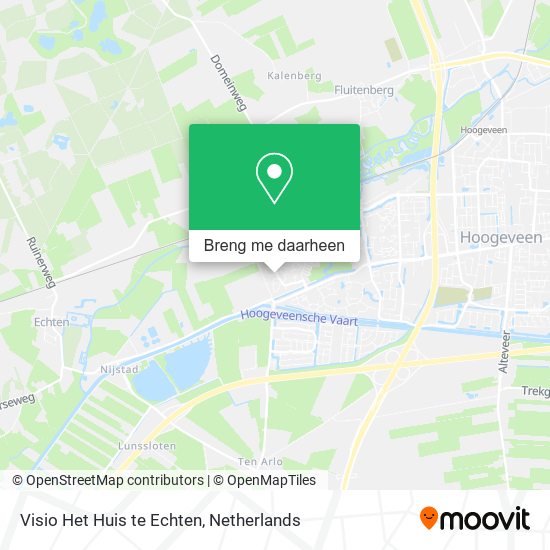 Visio Het Huis te Echten kaart