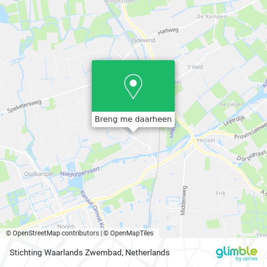 Stichting Waarlands Zwembad kaart