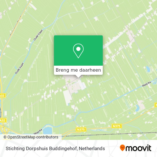 Stichting Dorpshuis Buddingehof kaart