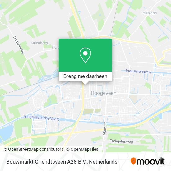 Bouwmarkt Griendtsveen A28 B.V. kaart