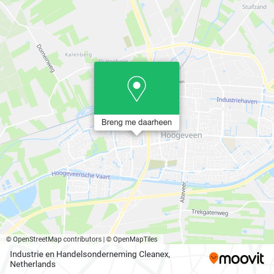 Industrie en Handelsonderneming Cleanex kaart