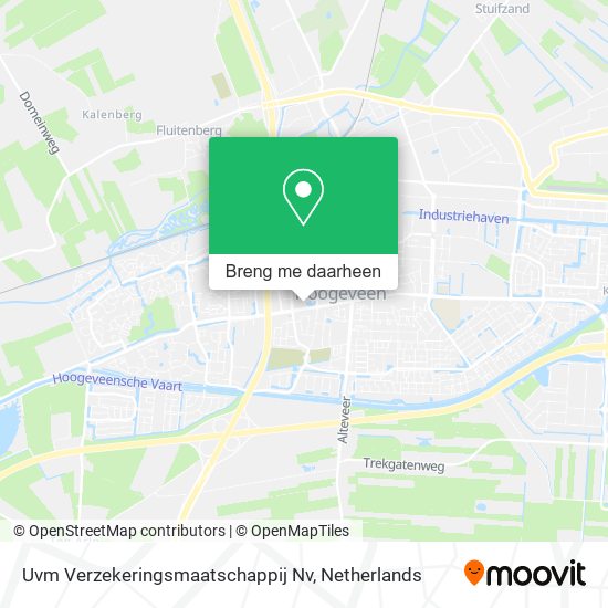 Uvm Verzekeringsmaatschappij Nv kaart