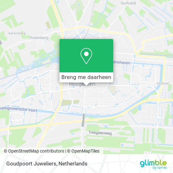 Goudpoort Juweliers kaart