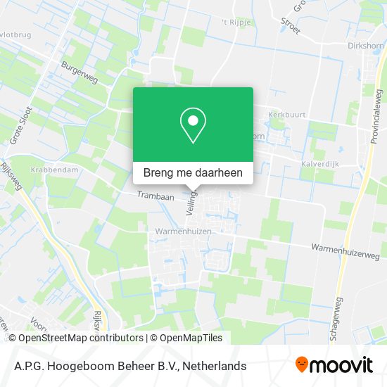 A.P.G. Hoogeboom Beheer B.V. kaart