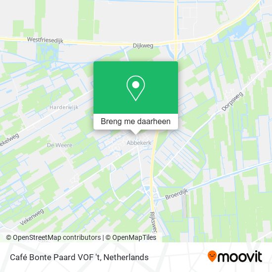 Café Bonte Paard VOF 't kaart