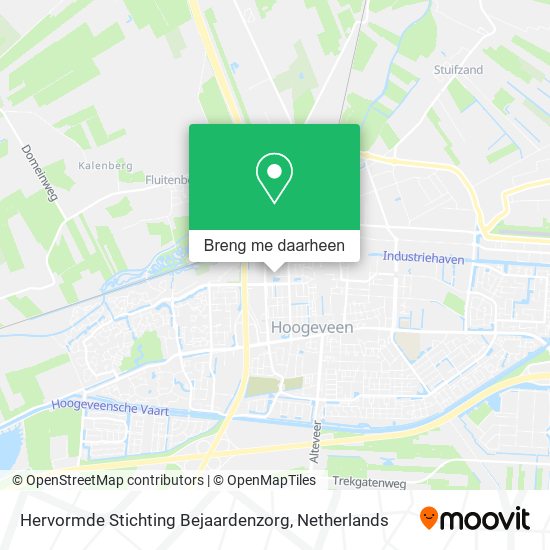 Hervormde Stichting Bejaardenzorg kaart