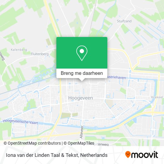 Iona van der Linden Taal & Tekst kaart
