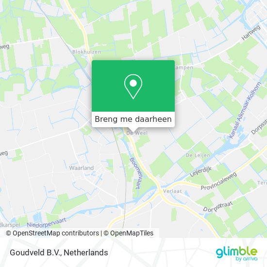 Goudveld B.V. kaart