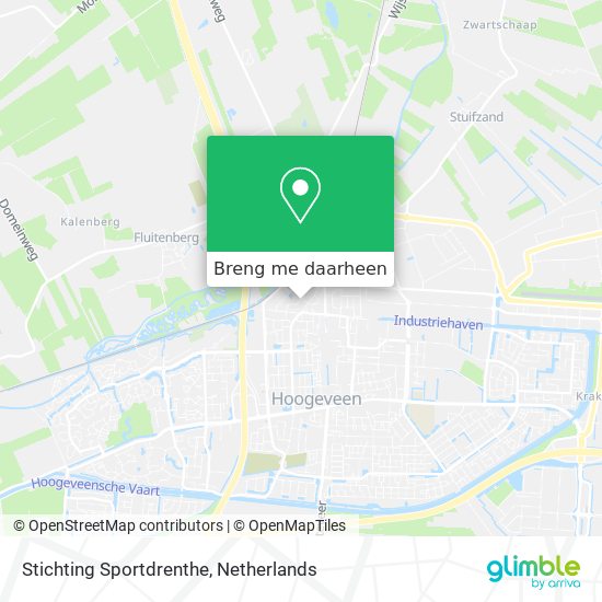 Stichting Sportdrenthe kaart