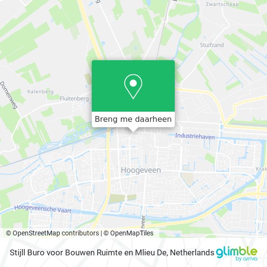 Stijll Buro voor Bouwen Ruimte en Mlieu De kaart