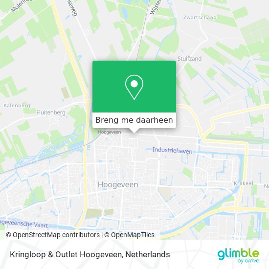 Kringloop & Outlet Hoogeveen kaart