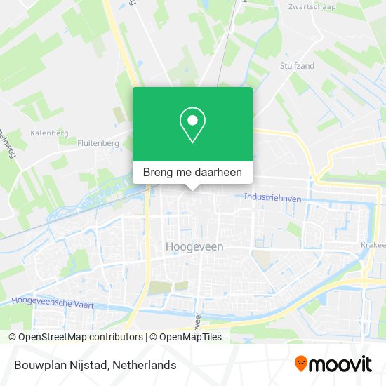 Bouwplan Nijstad kaart