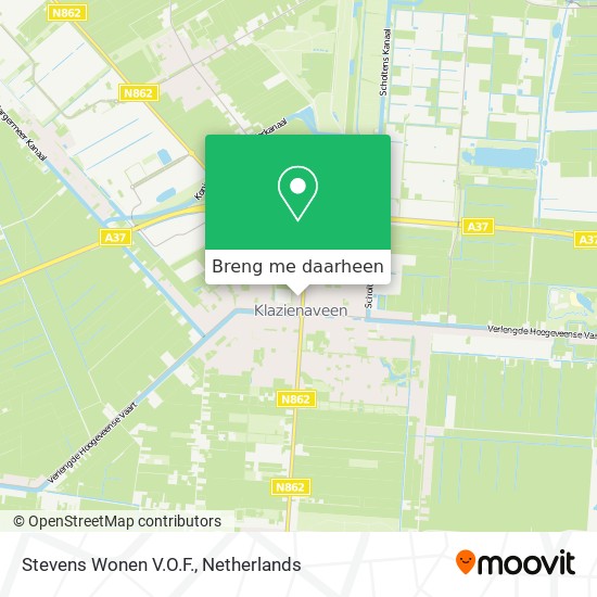 Stevens Wonen V.O.F. kaart