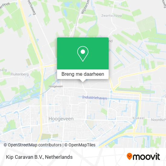 Kip Caravan B.V. kaart