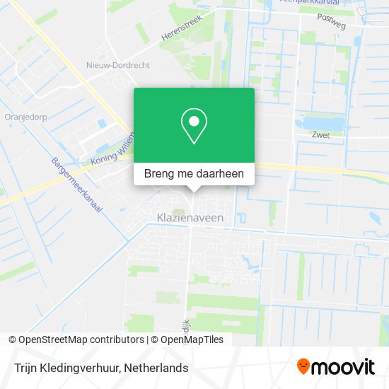 Trijn Kledingverhuur kaart