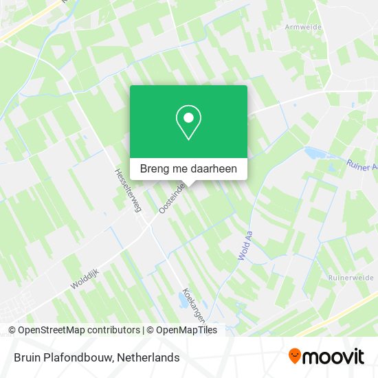 Bruin Plafondbouw kaart