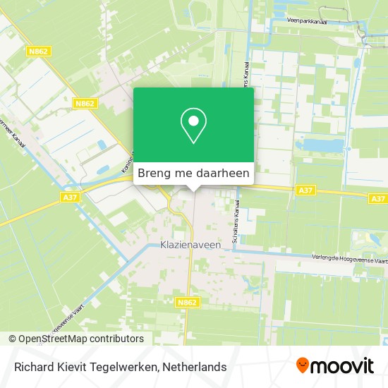 Richard Kievit Tegelwerken kaart