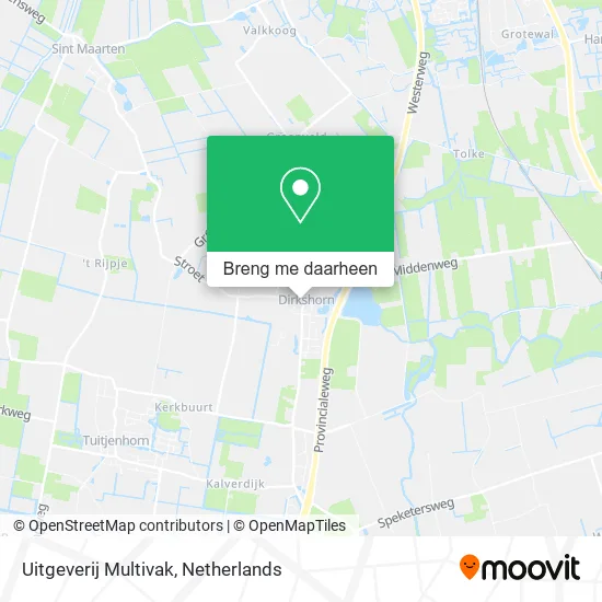 Uitgeverij Multivak kaart