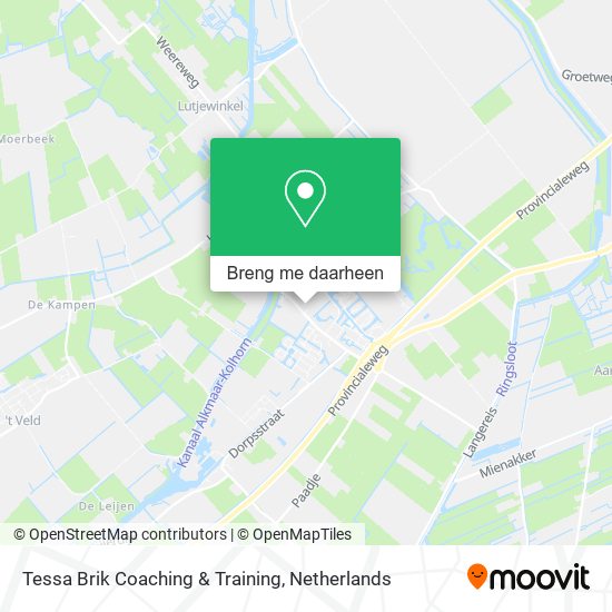 Tessa Brik Coaching & Training kaart