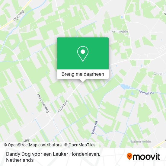 Dandy Dog voor een Leuker Hondenleven kaart