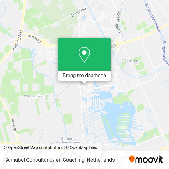 Annabel Consultancy en Coaching kaart