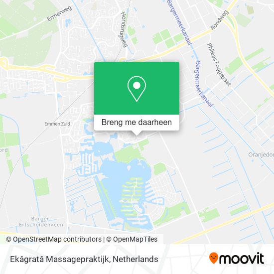 Ekâgratâ Massagepraktijk kaart