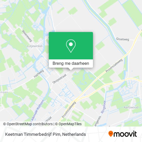 Keetman Timmerbedrijf Pim kaart