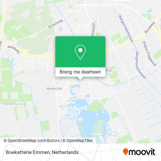 Boeketterie Emmen kaart