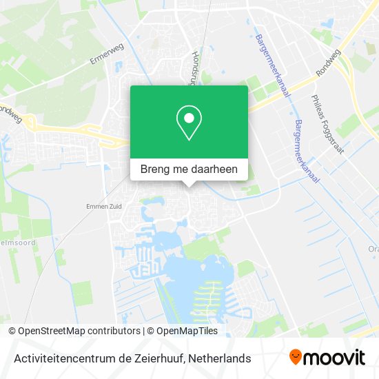 Activiteitencentrum de Zeierhuuf kaart