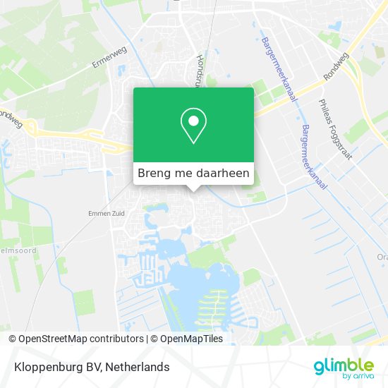 Kloppenburg BV kaart