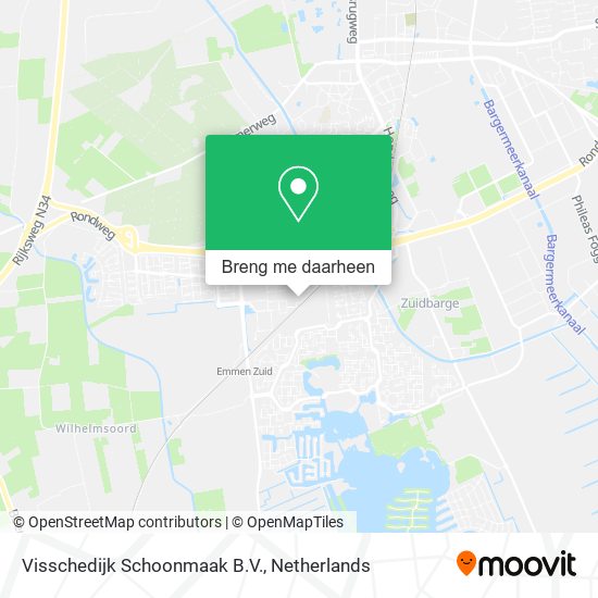 Visschedijk Schoonmaak B.V. kaart