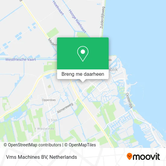 Vms Machines BV kaart