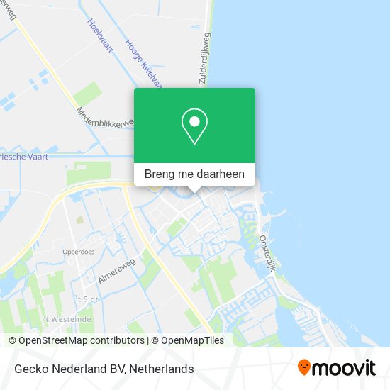 Gecko Nederland BV kaart