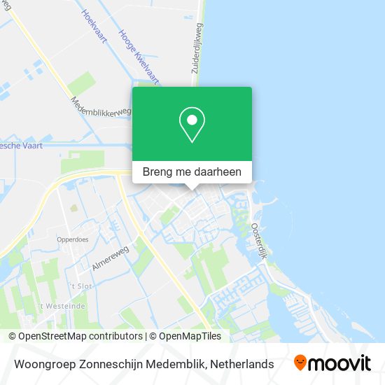 Woongroep Zonneschijn Medemblik kaart