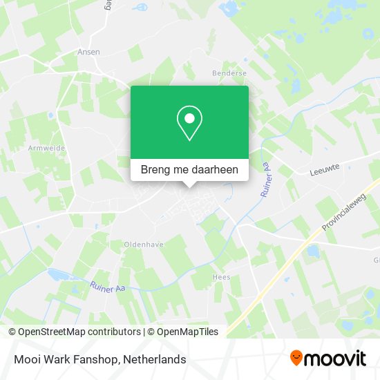 Mooi Wark Fanshop kaart