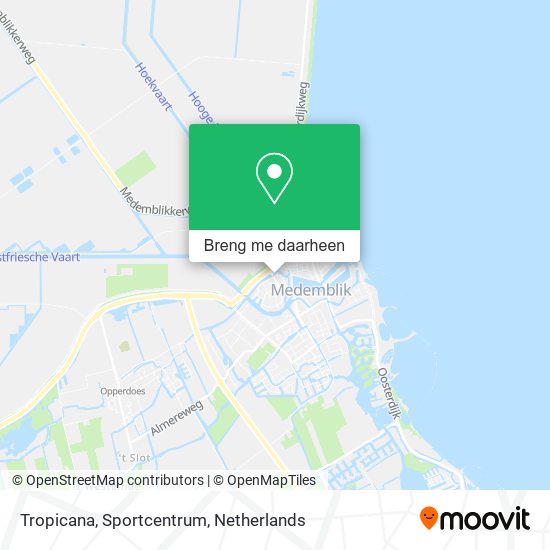 Tropicana, Sportcentrum kaart