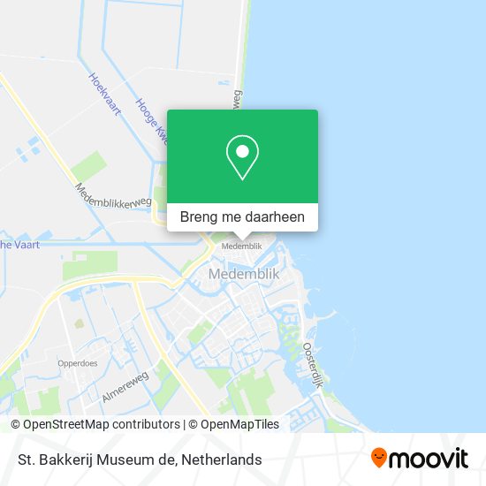 St. Bakkerij Museum de kaart