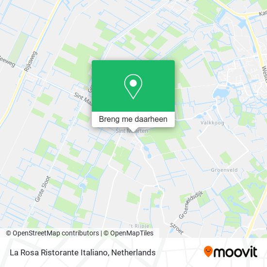 La Rosa Ristorante Italiano kaart