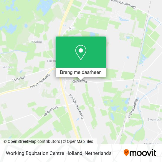 Working Equitation Centre Holland kaart
