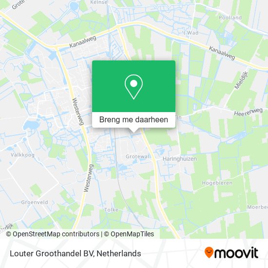 Louter Groothandel BV kaart