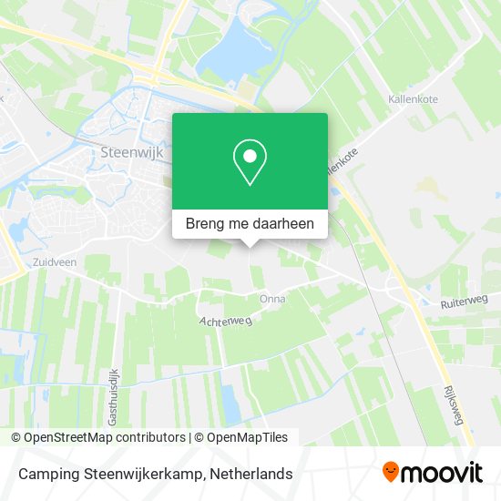 Camping Steenwijkerkamp kaart
