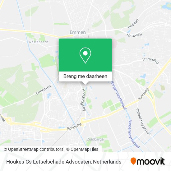 Houkes Cs Letselschade Advocaten kaart