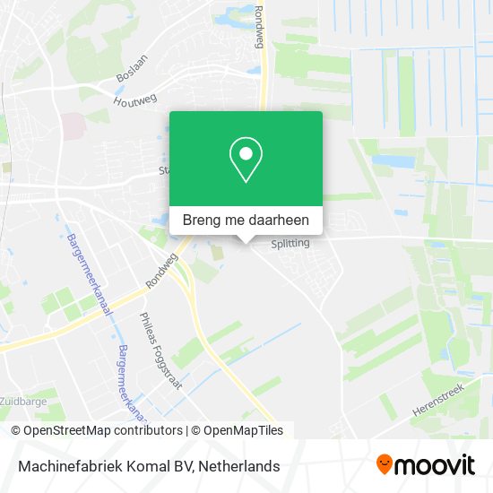 Machinefabriek Komal BV kaart