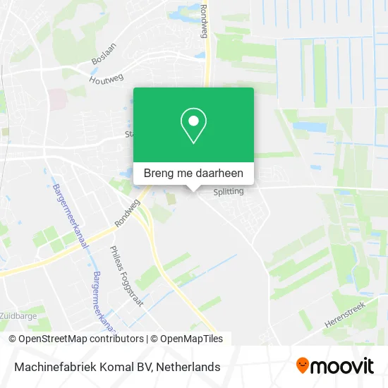 Machinefabriek Komal BV kaart