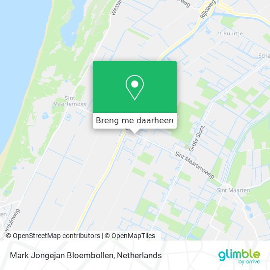 Mark Jongejan Bloembollen kaart