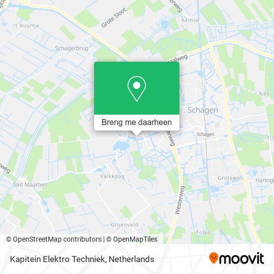 Kapitein Elektro Techniek kaart