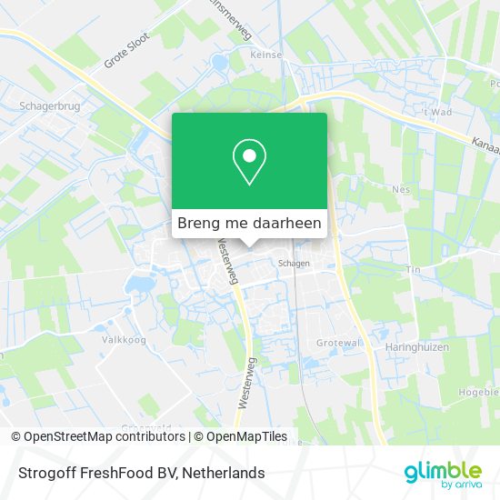 Strogoff FreshFood BV kaart