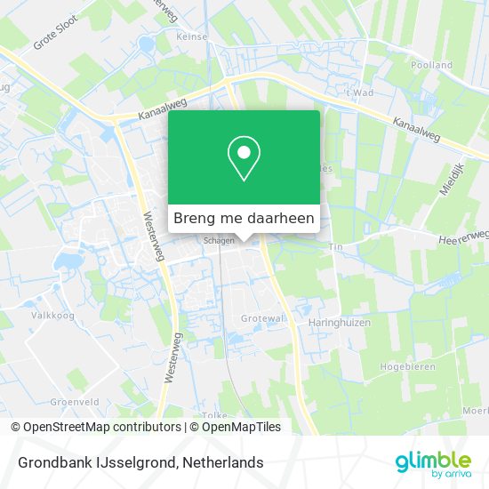 Grondbank IJsselgrond kaart