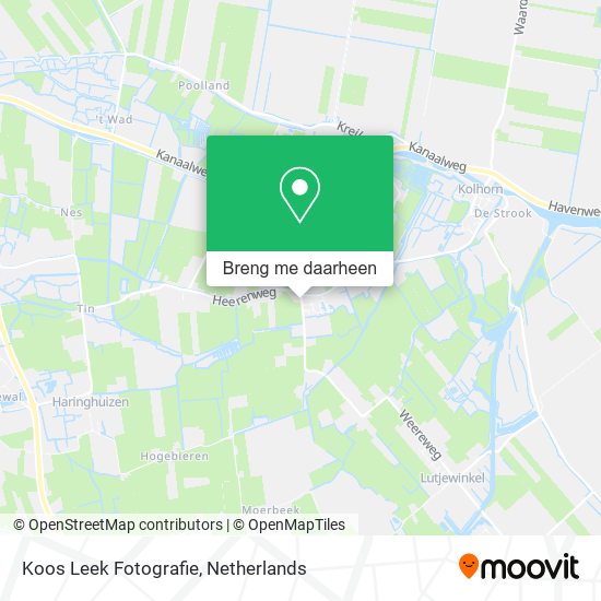 Koos Leek Fotografie kaart